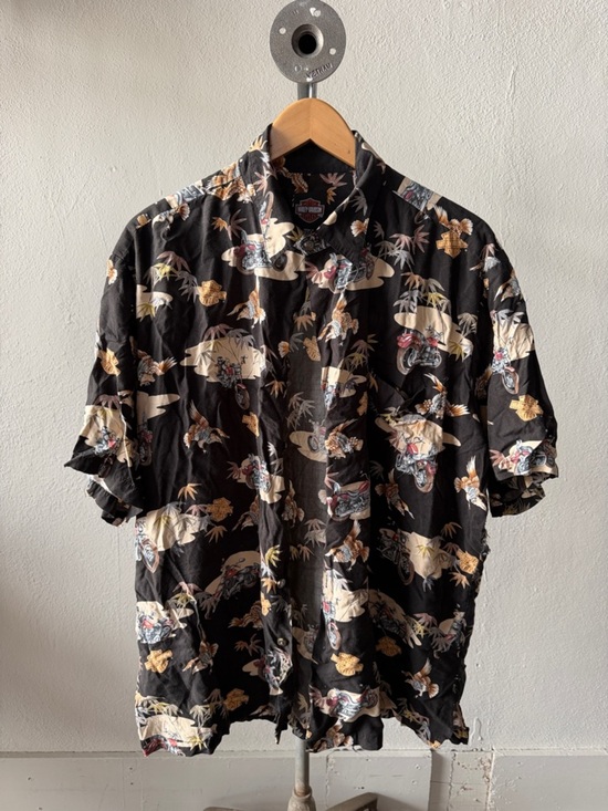 Harley-Davidson Other - Vintage Harley-Davidson Button Up Shirt Size Large